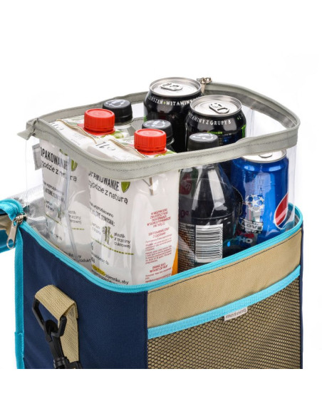 Torba termiczna meteor frigid 12,5 l niebieski/szary