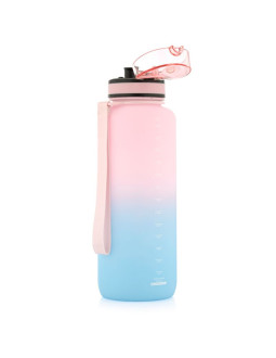 Bidon sportowy meteor 1500 ml różowy/niebieski 2
