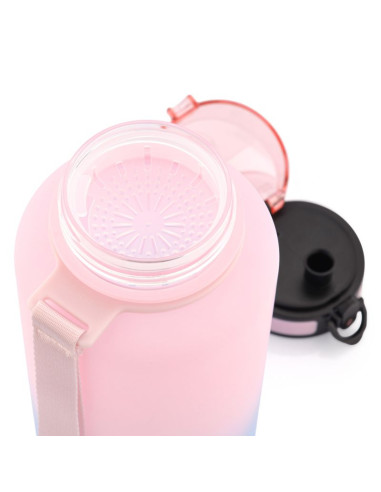 Bidon sportowy meteor 1500 ml różowy/niebieski