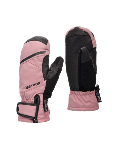 Rękawice zimowe meteor hazy m różowy/czarny
