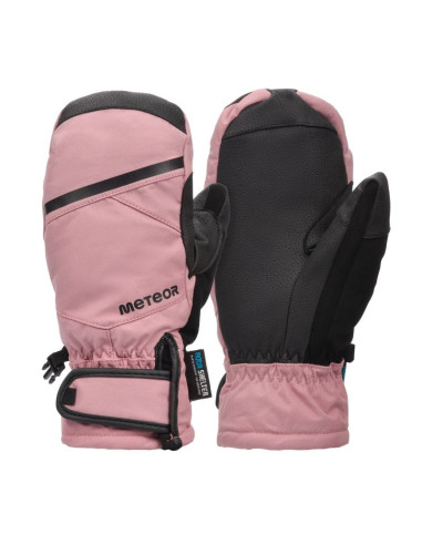 Rękawice zimowe meteor hazy m różowy/czarny