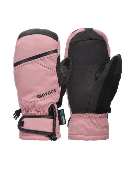Rękawice zimowe meteor hazy m różowy/czarny