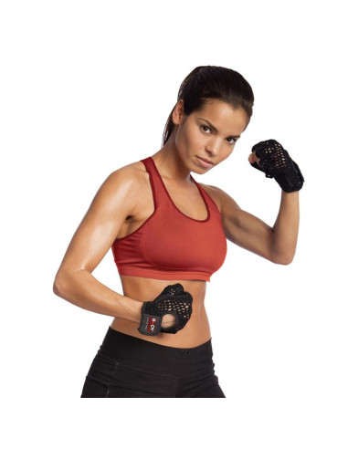 Body sculpture rękawice siatka/skóra sw 83 m