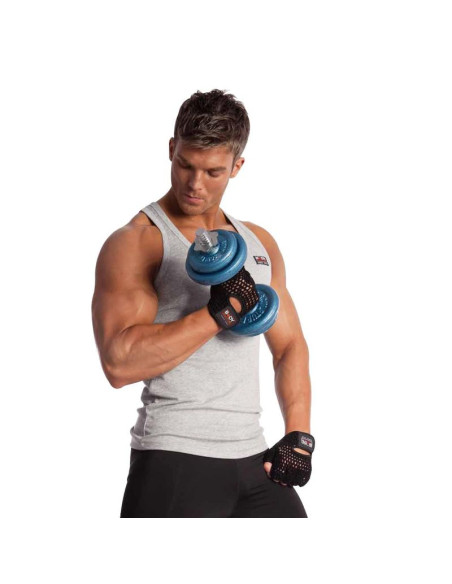 Body sculpture rękawice siatka/skóra sw 83 m