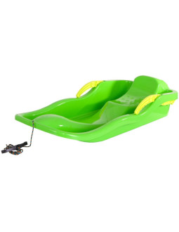 Sanki plastikowe z hamulcami race zielone 2