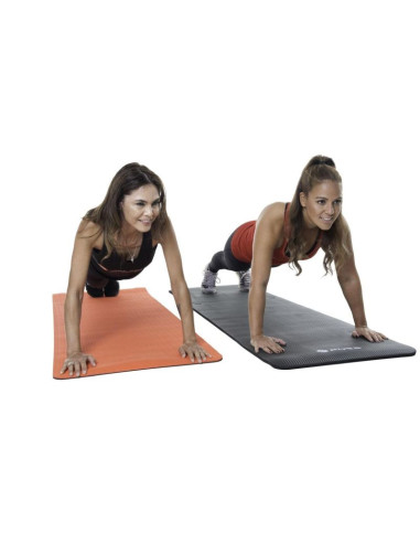 Mata do ćwiczeń nbr czarna 180x60x1,5cm z otworami pure 2 improve