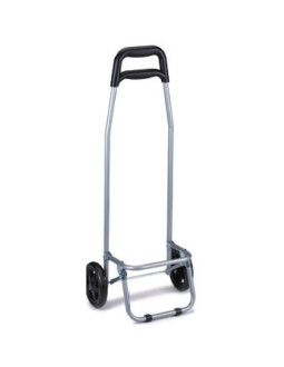 Wózek torba na kólkach na zakupy ze stelażem 25l niebieski