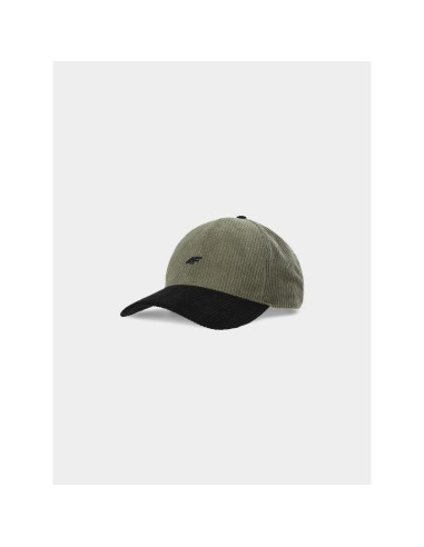Czapka z daszkiem sztruksowa strapback uniseks 4f 4fwaw24acabu313-91s