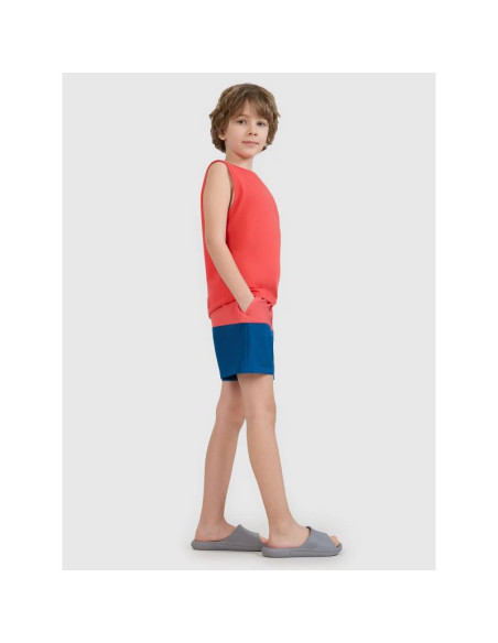 Spodenki chłopięce plażowe boardshorty 4f 4fjwss25ubdsm116-63s