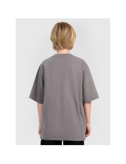 T-shirt oversize z nadrukiem chłopięcy 4f 4fjraw25ttshm3062-24s 2