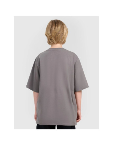 T-shirt oversize z nadrukiem chłopięcy 4f 4fjraw25ttshm3062-24s