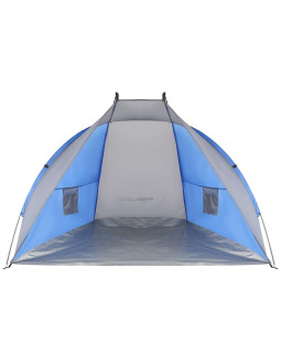 Namiot osłona plażowa sun 200x120x120cm szaro-niebieska enero camp 2