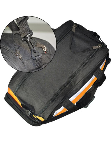 Torba sportowa masita 6015 pomarańczowo- czarna