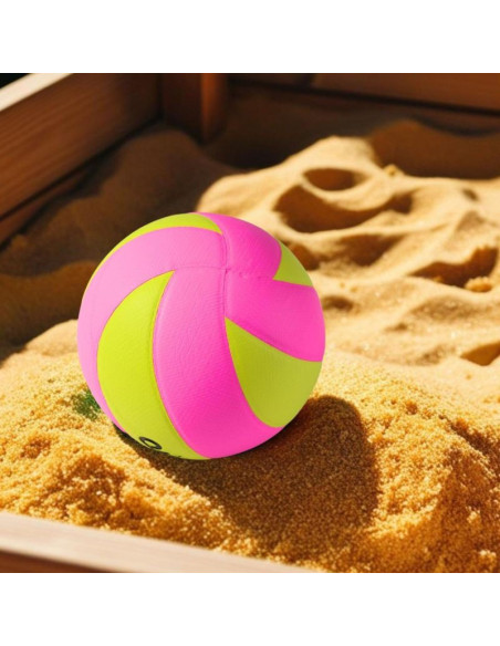 Piłka siatkowa enero spin różowa