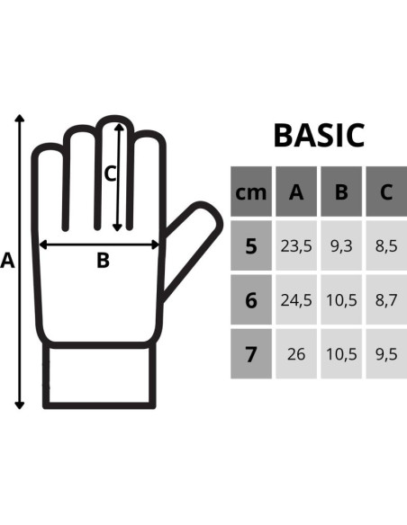 Rękawice bramkarskie enero basic r.6