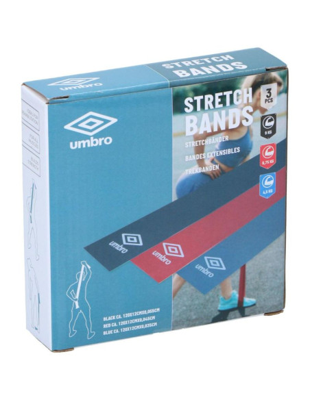 Zestaw 3 gum taśm do ćwiczeń stretch band umbro