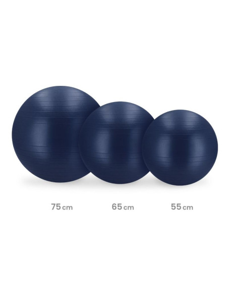 Piłka gimn 75cm blue fitball