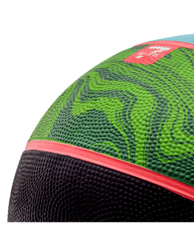 Piłka koszykowa meteor dribble niebieski/zielony