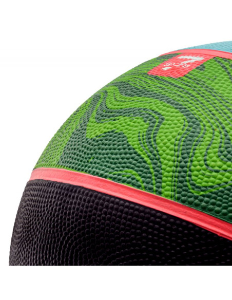 Piłka koszykowa meteor dribble niebieski/zielony