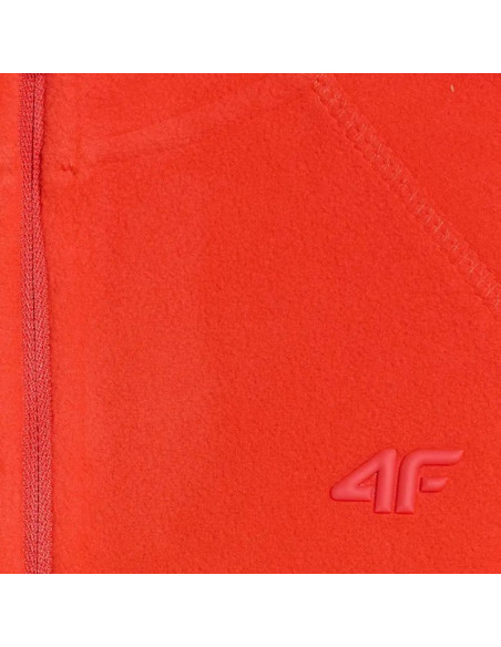 Bluza polarowa dla chłopca 4f m058 czerwona 4fjwaw25uflem058 62s