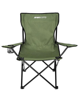 Krzesło turystyczne składane 50x50x80cm zielone 2
