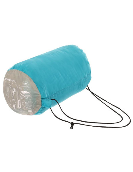 Śpiwór turystyczny traveler 210x80/50cm  błękitno szary enero camp