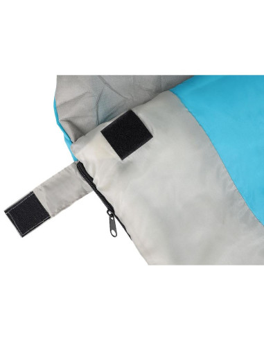 Śpiwór turystyczny traveler 210x80/50cm  błękitno szary enero camp