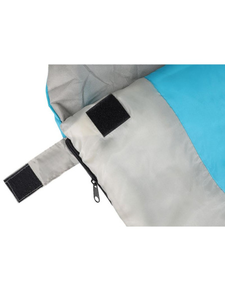 Śpiwór turystyczny traveler 210x80/50cm  błękitno szary enero camp