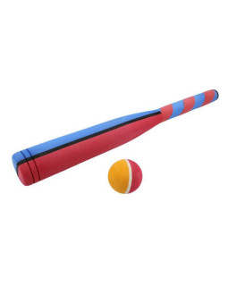 Kij baseball piankowy z piłką