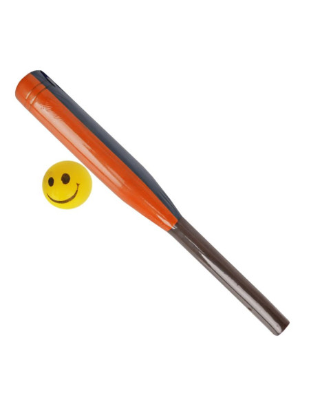 Kij baseball piankowy z piłką