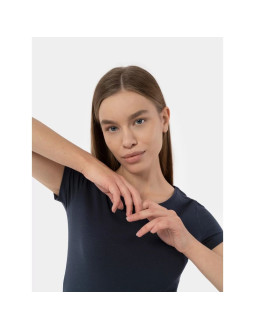 T-shirt regular gładki damski 4f 4fmm00ttshf731-30s 2