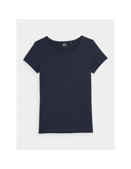 T-shirt regular gładki damski 4f 4fmm00ttshf731-30s