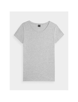 T-shirt regular gładki damski 4f 4fmm00ttshf731-27m