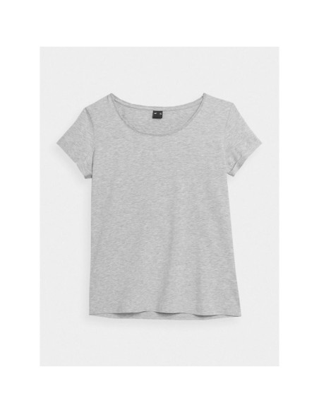 T-shirt regular gładki damski 4f 4fmm00ttshf732-27m