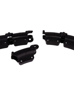 Hula hop z masażerem i obciążeniem czarny enero fit 2