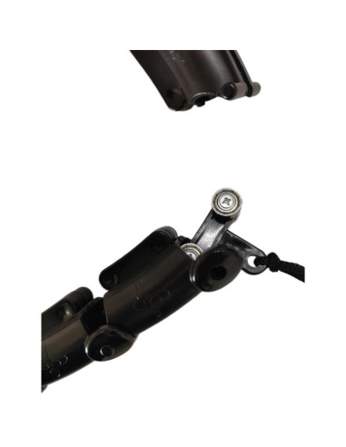 Hula hop z masażerem i obciążeniem czarny enero fit