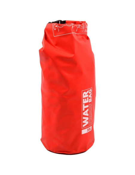 Torba plecak worek wodoszczelny 30l czerwony