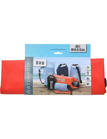Torba plecak worek wodoszczelny 30l czerwony