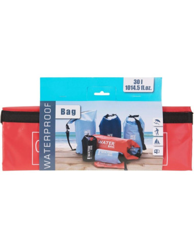 Torba plecak worek wodoszczelny 30l czerwony