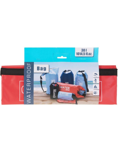 Torba plecak worek wodoszczelny 30l czerwony