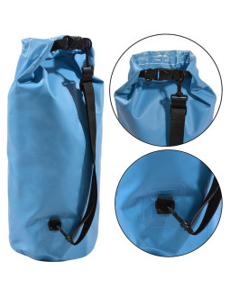Torba plecak worek wodoszczelny 30l błękitny
