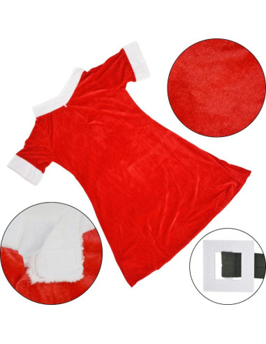 Strój sukienka pani mikołajowej