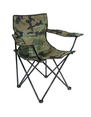 Krzesło turystyczne składane 50x50x80cm camuflage enero camp