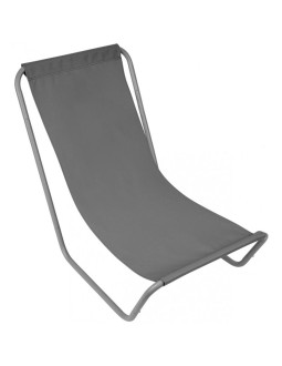 Leżak ogrodowo plażowy składany i torba szary enero camp 2