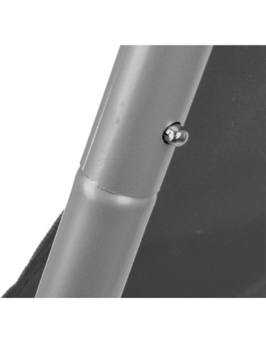 Leżak ogrodowo plażowy składany i torba szary enero camp