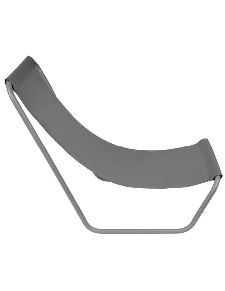 Leżak ogrodowo plażowy składany i torba szary enero camp