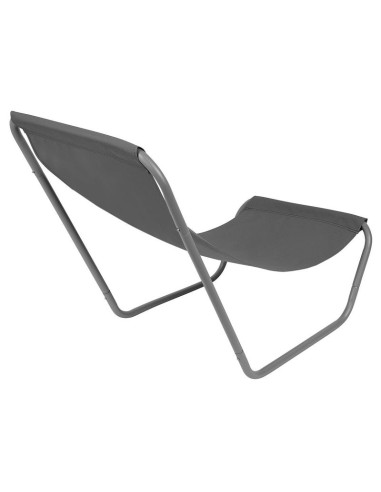 Leżak ogrodowo plażowy składany i torba szary enero camp