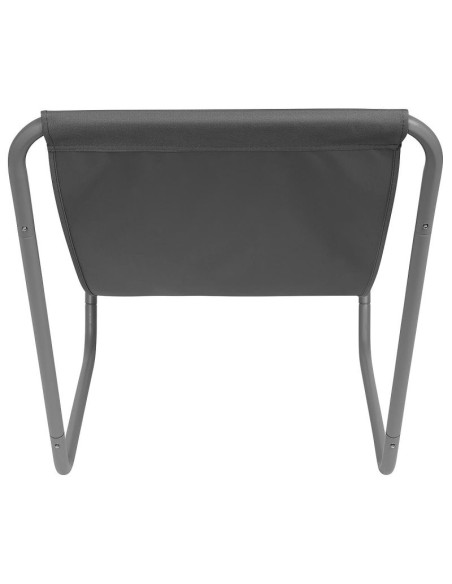 Leżak ogrodowo plażowy składany i torba szary enero camp