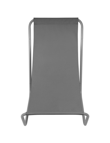 Leżak ogrodowo plażowy składany i torba szary enero camp