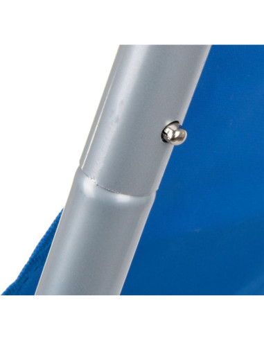 Leżak ogrodowo plażowy składany i torba niebieski enero camp